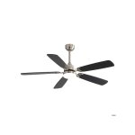 Ventilateur de plafond - rolipo - rolipo - 132 cm (52) - moteur dc r�versible silencieux - led 18w dimmable ...