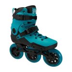 Roller 3 roues freeride - fr skates - neo 2 dual 310 - teal - coque double densit� - chausson rembourr� ...