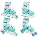 Roller balloon taille ajustable croxer white - la couleur:blanc / menthe la pointure:33 / 36 packs : ...