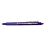 Roller encre gel effaable - frixion - clicker - violet - 0. 7mm - rtractable