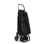 Big polar - chariot de course pliable - 4 roues - noir - stable et spacieux structure robuste design ...
