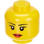 Room copenhagen 40331725 rangement lego mini en forme de tte fille