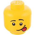 Rangement - room copenhagen - 40331726 - t�te de figurine lego - jaune - plastique - empilable