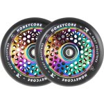 Roue trottinette freestyle - root industries - honeycore noir - pack de 2 - 110mm - neochrome