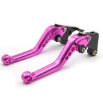 Rose 147mm - levier dembrayage de frein court - long réglable accessoires de poignée pour moto royal ... Rose 147mm - levier dembrayage de frein court - long réglable accessoires de poignée pour moto royal ...