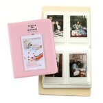 Album photo mini rose 3 64 photos pour fujifilm instax mini8 7s 25 50s 90 polaroid - pvc ds - 16 pages ...
