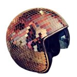 Rose doré - casque de balle disco classique chapeau à paillettes miroir pour bar club fête verre comple ... Rose doré - casque de balle disco classique chapeau à paillettes miroir pour bar club fête verre comple ...
