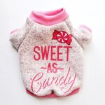 (rose / m)veste chaude pour chien manteau pour chiot vtement dhiver pour chien petit gabarit chihuahua ...