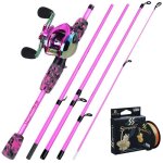 Rose - main droite - ensemble de canne à pêche et moulinet camouflage avec ligne de pêche canne à pêche ... Rose - main droite - ensemble de canne à pêche et moulinet camouflage avec ligne de pêche canne à pêche ...