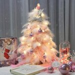 Rose mini sapin de noëlmoelleux plume arbre de noël chambre denfants fenêtre décor de noëlpetit table ... Rose mini sapin de noëlmoelleux plume arbre de noël chambre denfants fenêtre décor de noëlpetit table ...
