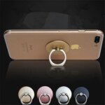 Rose or - 360 degrs ovale anneau de doigt smartphone support pour tlphone mobile iphone ipad xiaomi ...