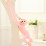Rose - peluche singe � bras long pour enfants jouet en peluche animal mignon kawaii poup�e en peluche ...