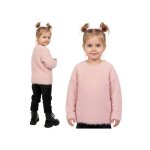 Rose pull pour fille pull chaud pour enfant pour lhiver 92 cm