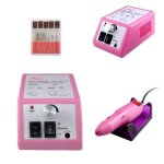 Rose set kit ponceuse  ongles professional polissoir lime nail drill appareil electrique pour ongle ...