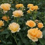 Rosier jaune buisson spotlight jaune floribunda en pot 3l