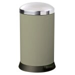 Poubelle de cuisine  pdale 20l fabriqu en france gris vert