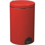 Poubelle de cuisine  pdale 20l fabriqu en france rouge