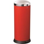 Poubelle de cuisine � p�dale 30l fabriqu� en france rouge