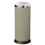 Poubelle de cuisine � p�dale 30l fabriqu� en france gris vert