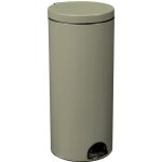 Poubelle de cuisine  pdale 30l fabriqu en france gris vert