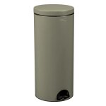 Poubelle de cuisine  pdale 30l fabriqu en france gris vert