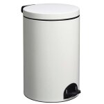 Poubelle de cuisine à pédale 20l fabriqué en france blanc Poubelle de cuisine à pédale 20l fabriqué en france blanc