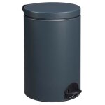 Poubelle de cuisine à pédale 20l fabriqué en france gris anthracite Poubelle de cuisine à pédale 20l fabriqué en france gris anthracite