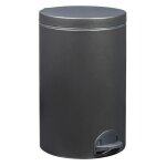 Poubelle de cuisine à pédale 20l fabriqué en france noir basalte Poubelle de cuisine à pédale 20l fabriqué en france noir basalte