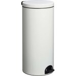 Poubelle de cuisine à pédale 30l fabriqué en france blanc Poubelle de cuisine à pédale 30l fabriqué en france blanc