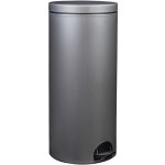 Poubelle de cuisine  pdale 30l fabriqu en france gris mtal