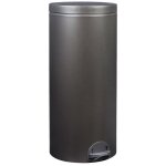 Poubelle de cuisine  pdale 30l fabriqu en france noir basalte