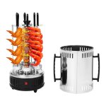 R�tissoire �lectrique r�tissoire verticale multifonctionnelle �quip�e de 6 broches pour pr�parer du souvlaki ...