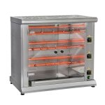 Rtissoire professionnelle  3 broches lectrique - 12 poulets - furnotel