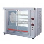 Rtissoire professionnelle electrique - combisteel - 3 broches - 5400 watt - gris