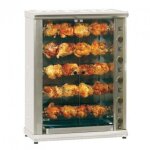 Rtissoire professionnelle  5 broches gaz grande capacit - 20 poulets - furnotel