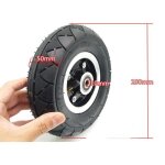 Roues 200x50 pour mini scooter �lectrique 8 pouces 8x2 pneus en caoutchouc roues avant et arri�re pour ...