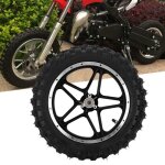 Roue arri�re de remplacement en alliage dacier 2. 5 - 10 pouces pour mini pocket bike moto noir - yea ...