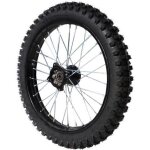 Roue avant 17 - axe 15mm - acier - dirt bike