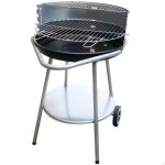 Barbecue au charbon de bois - aktive - 51 x 82 x 51 cm - noir - piezo électrique - sur chariot Barbecue au charbon de bois - aktive - 51 x 82 x 51 cm - noir - piezo électrique - sur chariot