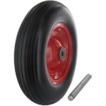 Roue de brouette 480 / 400 - 8 universelle pleine polyurthane sur roulement  bille double - tanchit ...