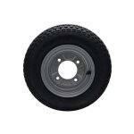 Roue complte remorque 8 350x8 ? 4 trous 115 mm jante acier