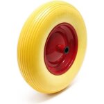 Wiltec roue compl�te increvable 4. 8 / 4. 00 - 8 pour diable ? 392 x 92 mm ?