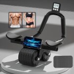 Roue dexercice ab roller avec minuterie 2023 nouvelle abdominale � rebond automatique avec support de ...