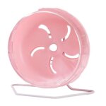 Roue dexercice pour hamster - silent hamster - 14 x 14 x 45 cm - silencieuse - antidrapante - rglable ...