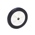 Roue fixe sur axe - blanc - 130 mm - 30 kg - polypropyl�ne - fixe