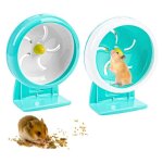 Roue pour hamster - marque - 18 cm - support rglable - silencieuse - roulement  billes fluide
