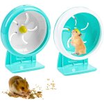 Roue pour hamster - non sp�cifi� - 18 cm - silencieuse - antid�rapante - support r�glable