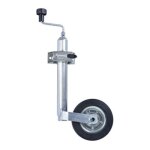 Roue jockey diamètre 200mm - bride de fixation diamètre 48mm Roue jockey diamètre 200mm - bride de fixation diamètre 48mm