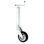 Roue jockey renforcée 70 mm ? galet acier 250x85 mm Roue jockey renforcée 70 mm ? galet acier 250x85 mm