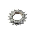Roue libre - bmx - 16 dts - monovitesse - argent - compatible avec la plupart des bmx